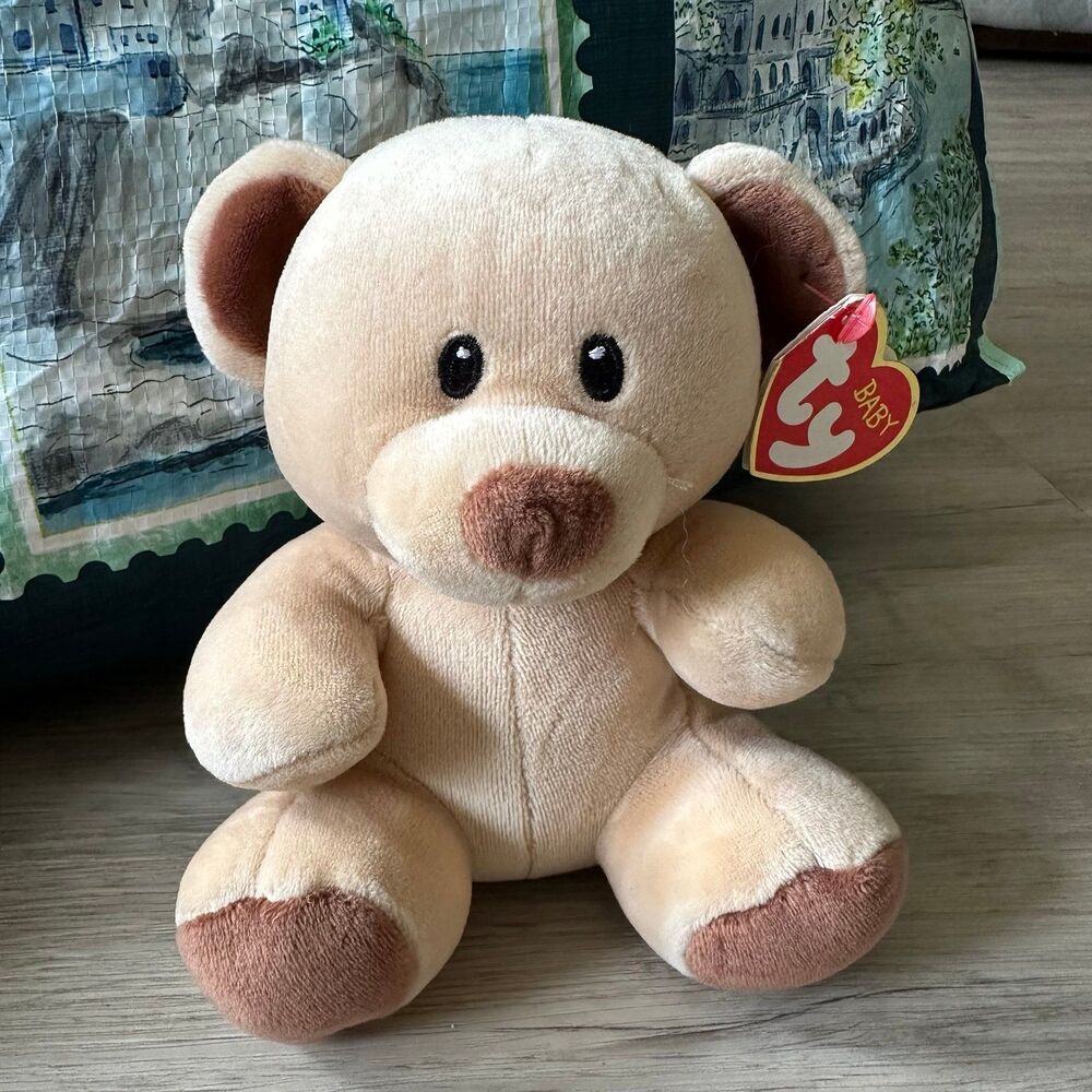 Ty Baby Bundles Teddy Bear Beanie Plush with Tag 2017